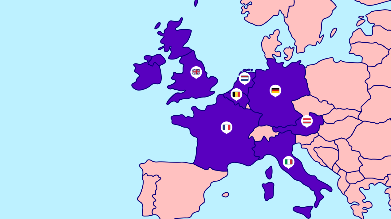 Internationale cadeaubonnen voor meer dan 8 landen